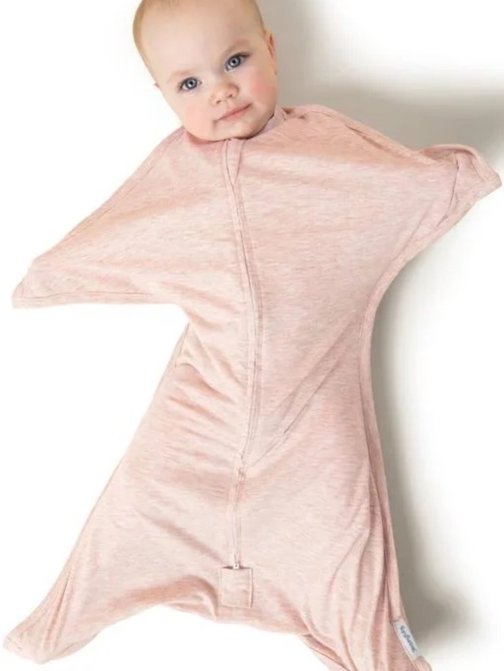 Sleeping Baby zipadee zip Sleep Sack in Soft Pink size M